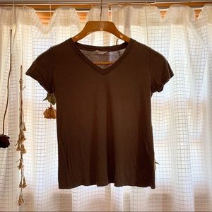 Forever 21 Tan/Olive Basic T